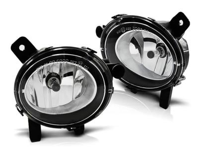 Kit de proiectoare de ceață potrivit pentru BMW Seria 3 F30/F31/Seria 1 F20/F21/Seria 4 F32 după 2011 crom, stânga + dreapta