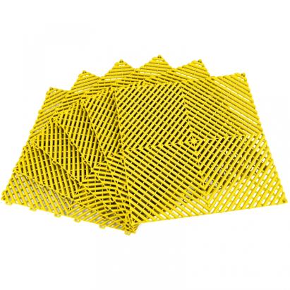 Plăci de podea RAMROXX Performance pentru garaj Galben 40x40cm 6 bucăți 0.96mp