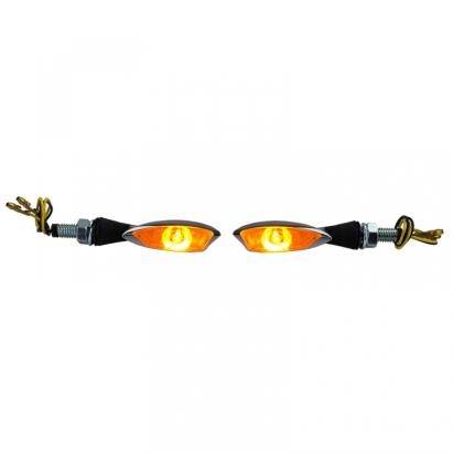 Semnalizator LED Mini pentru motocicletă MORELLA Chrome cu E-Mark