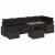 Set de canapele pentru grădină 8 pcs Negru poliratan GartenMobel Dekor