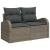Set de canapele pentru grădină 9 pcs Gri poliratan GartenMobel Dekor