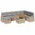 Set de canapele pentru grădină 9 pcs Bej poliratan GartenMobel Dekor