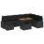 Set de canapele pentru grădină 9 pcs Negru poliratan GartenMobel Dekor