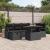 Set de canapele pentru grădină 7 pcs Negru poliratan GartenMobel Dekor