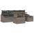 Set de canapele pentru grădină 6 pcs Gri poliratan GartenMobel Dekor
