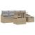 Set de canapele pentru grădină 6 pcs Bej poliratan GartenMobel Dekor