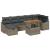 Set de canapele pentru grădină 8 pcs Gri poliratan GartenMobel Dekor