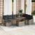 Set de canapele pentru grădină 9 pcs Gri poliratan GartenMobel Dekor