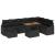 Set de canapele pentru grădină 9 pcs Negru poliratan GartenMobel Dekor