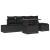 Set de canapele pentru grădină 6 pcs Negru poliratan GartenMobel Dekor