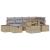 Set de canapele pentru grădină 7 pcs Bej poliratan GartenMobel Dekor