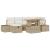 Set de canapele pentru grădină 7 pcs Bej poliratan GartenMobel Dekor
