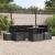Set de canapele pentru grădină 7 pcs Negru poliratan GartenMobel Dekor