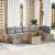 Set de canapele pentru grădină 8 pcs Bej poliratan GartenMobel Dekor