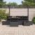 Set de canapele pentru grădină 6 pcs Negru poliratan GartenMobel Dekor