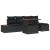 Set de canapele pentru grădină 6 pcs Negru poliratan GartenMobel Dekor