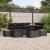 Set de canapele pentru grădină 7 pcs Negru poliratan GartenMobel Dekor