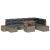Set de canapele pentru grădină cu pernă 9 pcs Gri poliratan GartenMobel Dekor