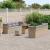 Set de canapele pentru grădină 11 pcs Bej poliratan GartenMobel Dekor