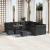 Set de canapele pentru grădină 13 pcs Negru poliratan GartenMobel Dekor
