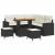 Set de canapele pentru grădină 8 pcs Negru poliratan GartenMobel Dekor