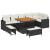 Set de canapele pentru grădină 9 pcs Negru poliratan GartenMobel Dekor
