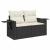 Set de canapele pentru grădină cu pernă 9 pcs Negru poliratan GartenMobel Dekor