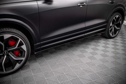 Adăugiri praguri laterale Maxton Design pentru Audi RSQ8 2019+ lac negru