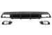 Difuzor Bara Spate cu Ornamente Evacuare Mercedes A-Class W176 (2013-2018) A45 Facelift Design