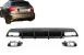 Difuzor Bara Spate cu Ornamente Evacuare Mercedes A-Class W176 (2013-2018) A45 Facelift Design