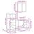 Set mobilier de baie, 3 piese, stejar fumuriu, lemn prelucrat GartenMobel Dekor