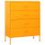 Comodă cu sertare, galben muștar, 80x35x101,5 cm oțel GartenMobel Dekor