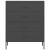 Comodă cu sertare, antracit, 80x35x101,5 cm, oțel GartenMobel Dekor