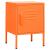 Noptieră, portocaliu, 35x35x51 cm oțel GartenMobel Dekor