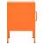 Noptieră, portocaliu, 35x35x51 cm oțel GartenMobel Dekor