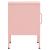 Noptieră, roz, 35x35x51 cm oțel GartenMobel Dekor