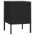 Noptieră, negru, 35x35x51 cm oțel GartenMobel Dekor