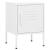 Noptieră, alb, 35x35x51 cm, oțel GartenMobel Dekor