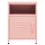 Noptieră, roz, 35x35x51 cm, oțel GartenMobel Dekor