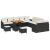 Set de canapele pentru grădină 13 pcs Negru poliratan GartenMobel Dekor