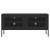 Comodă TV, negru, 105x35x50 cm, oțel GartenMobel Dekor