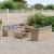 Set de canapele pentru grădină cu pernă 11 pcs Bej poliratan GartenMobel Dekor