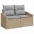 Set de canapele pentru grădină cu pernă 11 pcs Bej poliratan GartenMobel Dekor