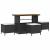 Set de canapele pentru grădină cu pernă 13 pcs Negru poliratan GartenMobel Dekor