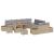 Set de canapele pentru grădină cu pernă 13 pcs Bej poliratan GartenMobel Dekor