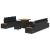 Set de canapele pentru grădină 10 pcs Negru poliratan GartenMobel Dekor