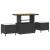 Set de canapele pentru grădină 10 pcs Negru poliratan GartenMobel Dekor