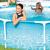 Piscina rotunda Intex Beachside cu cadru metalic si pompa, 305x76 cm