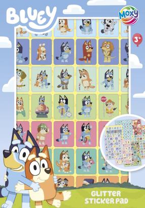 Abtibilduri cu sclipici - Bluey