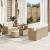 Set de canapele pentru grădină 8 pcs Bej poliratan GartenMobel Dekor
